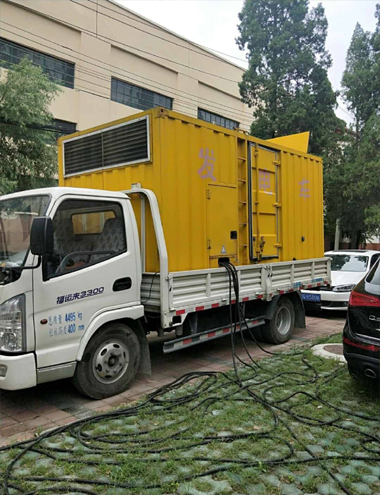 临沂发电车出租-柴油发电机组排烟系统设计要求及其考虑因素